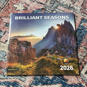 Brilliant Seasons 2026 Scenic Wall Calendar - Mountain Sunset